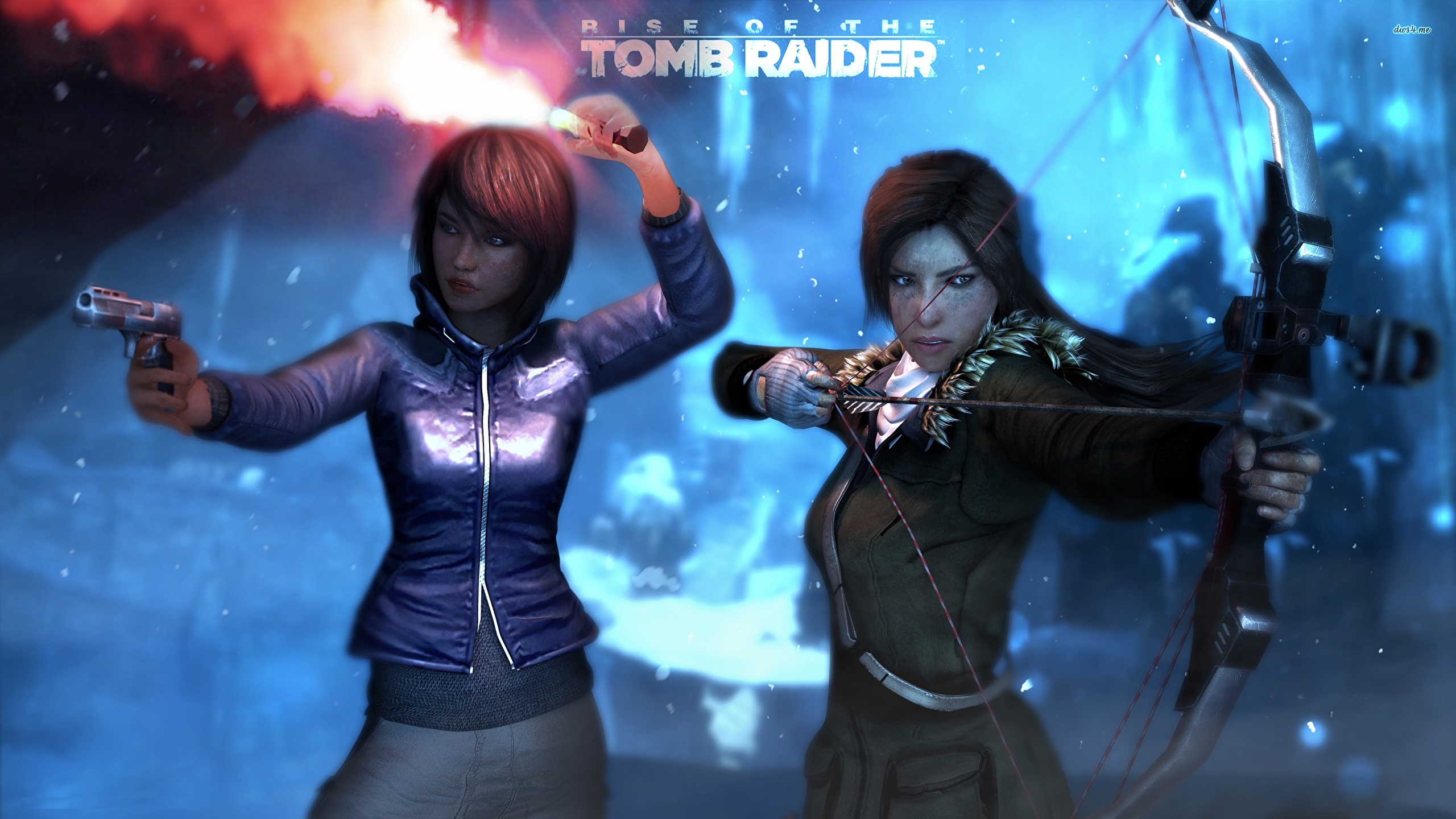 Лучники Rise of the Tomb Raider Samantha Nishimura Лара Крофт Двое Игры Дев...