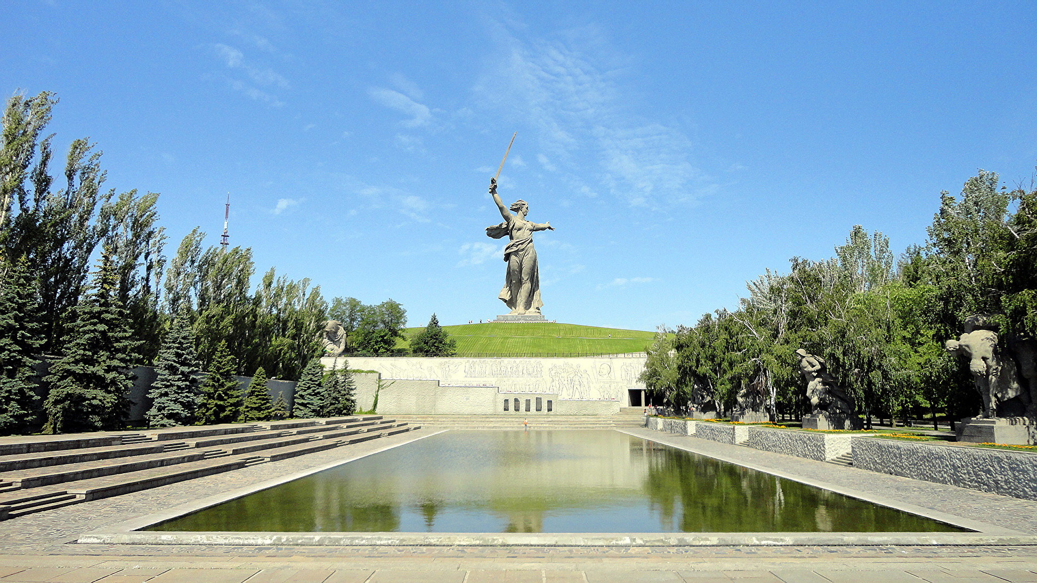 Площадь героев Волгоград Мамаев Курган