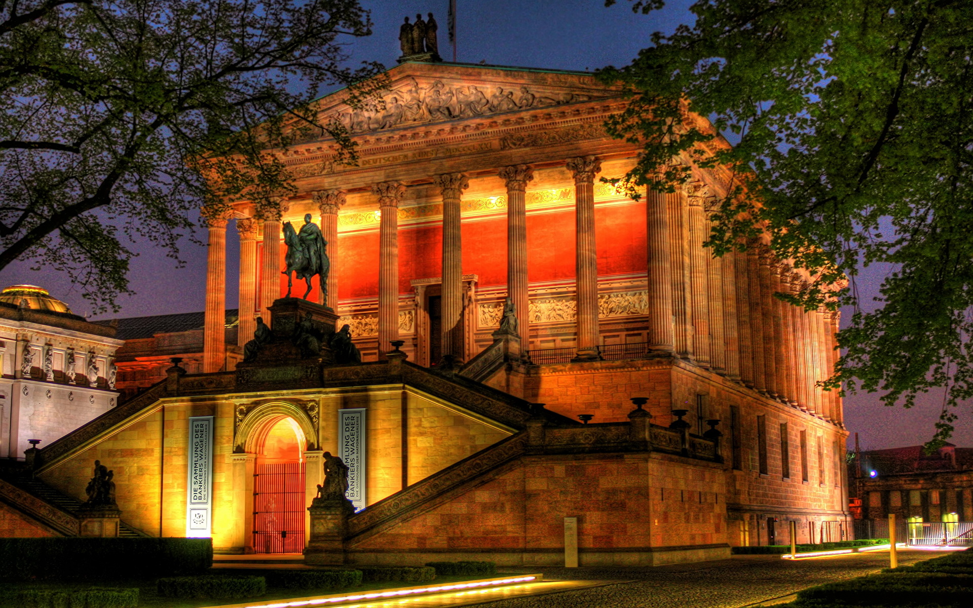 Старая Национальная галерея в Берлине