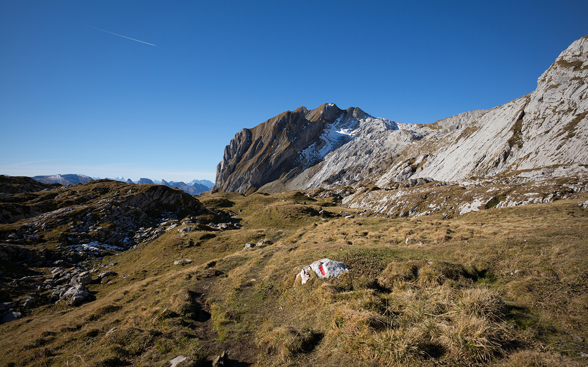 Фото Швейцария Appenzell Горы Утес Природа 1920x1200 гора Скала скале скалы