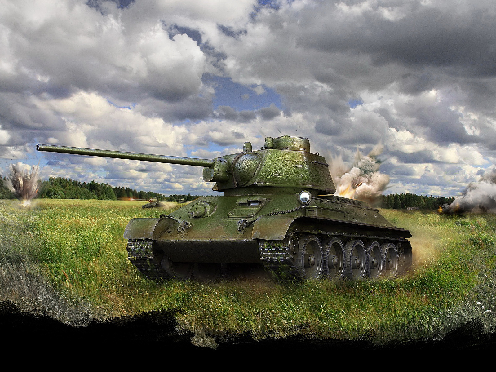 графика танки война Т-34 graphics tanks war T-34 скачать