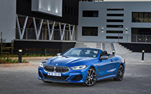 Картинка BMW Кабриолет Голубая Металлик 2019 M850i xDrive Cabrio