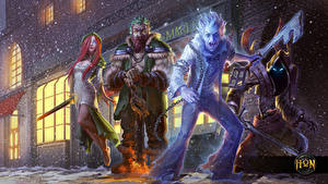 Обои Рождество Призрак Heroes of Newerth shadowblade Ghosts of Christmas Фэнтези