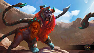 Фотографии Heroes of Newerth Волшебные животные Manticore Bramble moba Chimera (mythology) компьютерная игра Фэнтези