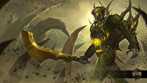 Фотография Heroes of Newerth Воители Accursed, Lord of Locusts, Abaddon Игры Фэнтези