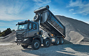 Картинка IVECO Грузовики Серая Металлик T-WAY 510 8×4 with tipper body, 2021 Автомобили