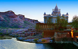 Картинка Индия Дворца Bing jaswant thada Jodhpur Города