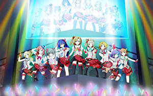 Картинка Живая любовь Юбка School Idol Project Ayase Eli Hoshizora Rin Koizumi Hanayo Kousaka Honoka Minami Kotori Nishikino Maki Sonoda Umi Toujou Nozomi Yazawa Nico Девушки