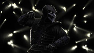 Обои Mortal Kombat Ниндзя Noob Saibot Игры Фэнтези