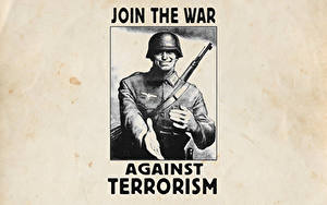 Фотографии Солдаты Рисованные Join The War Against Terrorism