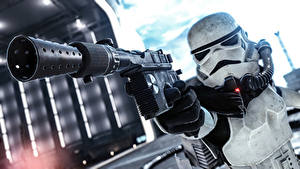 Фотография Star Wars Battlefront 2015 Пистолет Клоны солдаты Игры