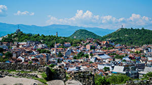 Картинка Болгария Здания Холм Plovdiv город