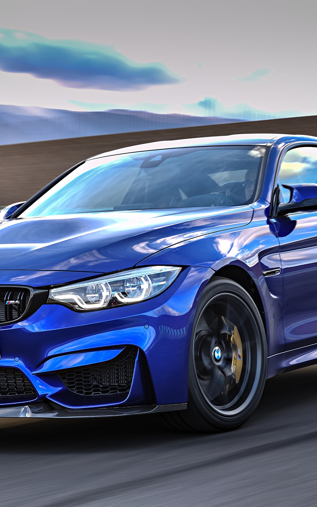 BMW m4 синий металлик