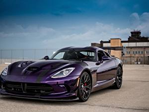 Фото Dodge Фиолетовые Viper ACR машина