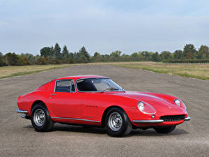 Фото Феррари Старинные Pininfarina Красная Металлик 1965-66 275 GTB 6C Lega машина