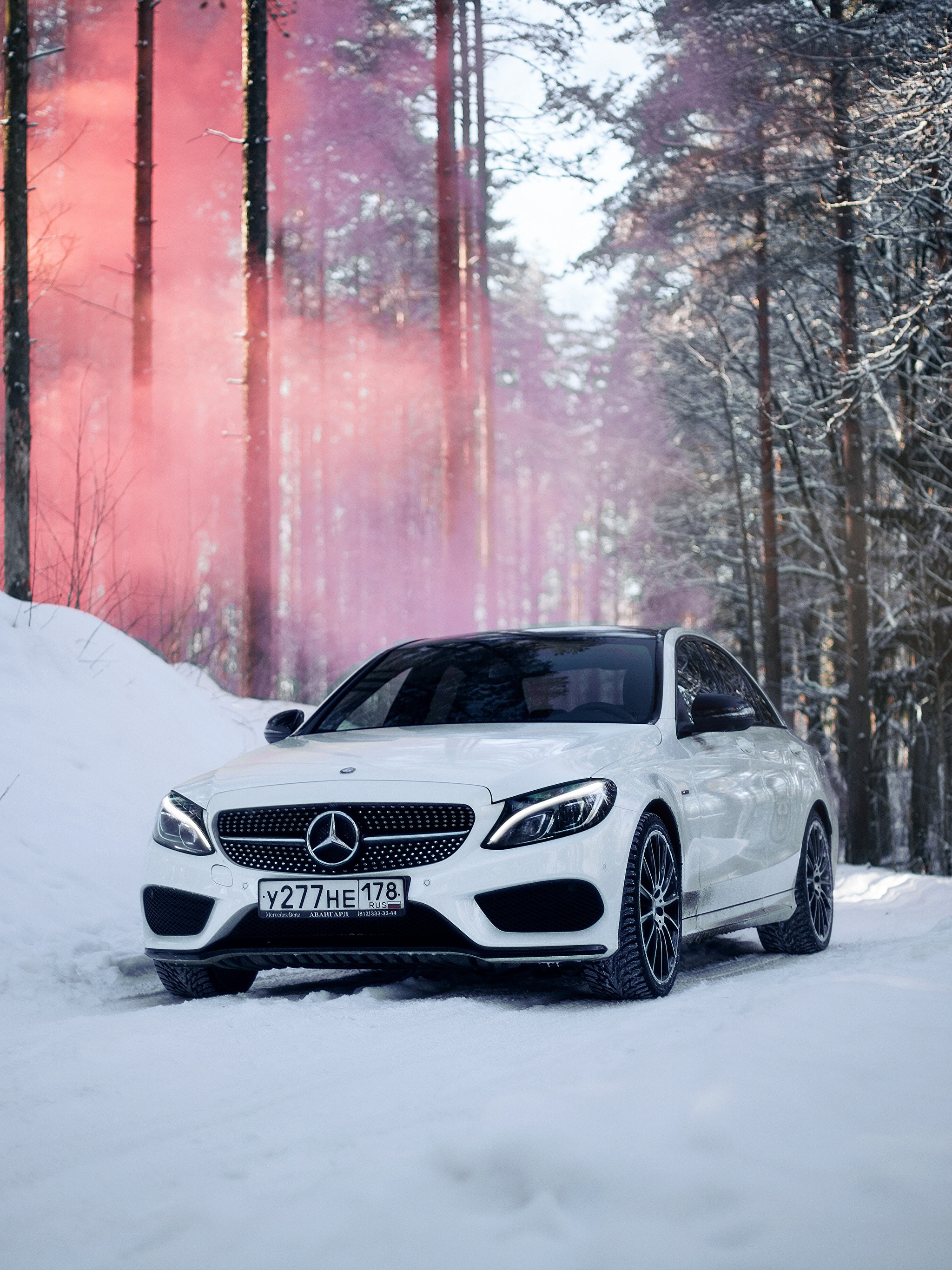 Зима c63 AMG