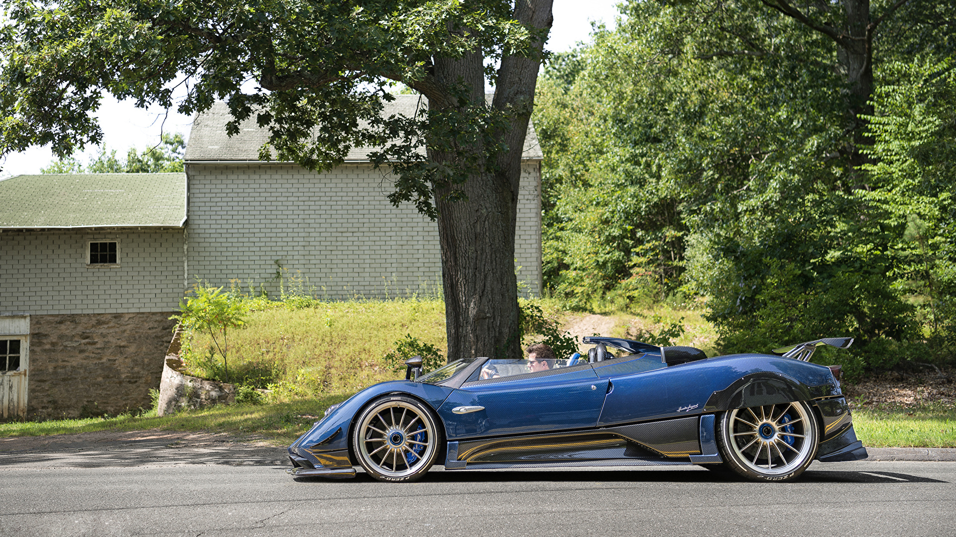 Kartinka Pagani 2017 18 Zonda Hp Barchetta Rodster Sinih 1920x1080