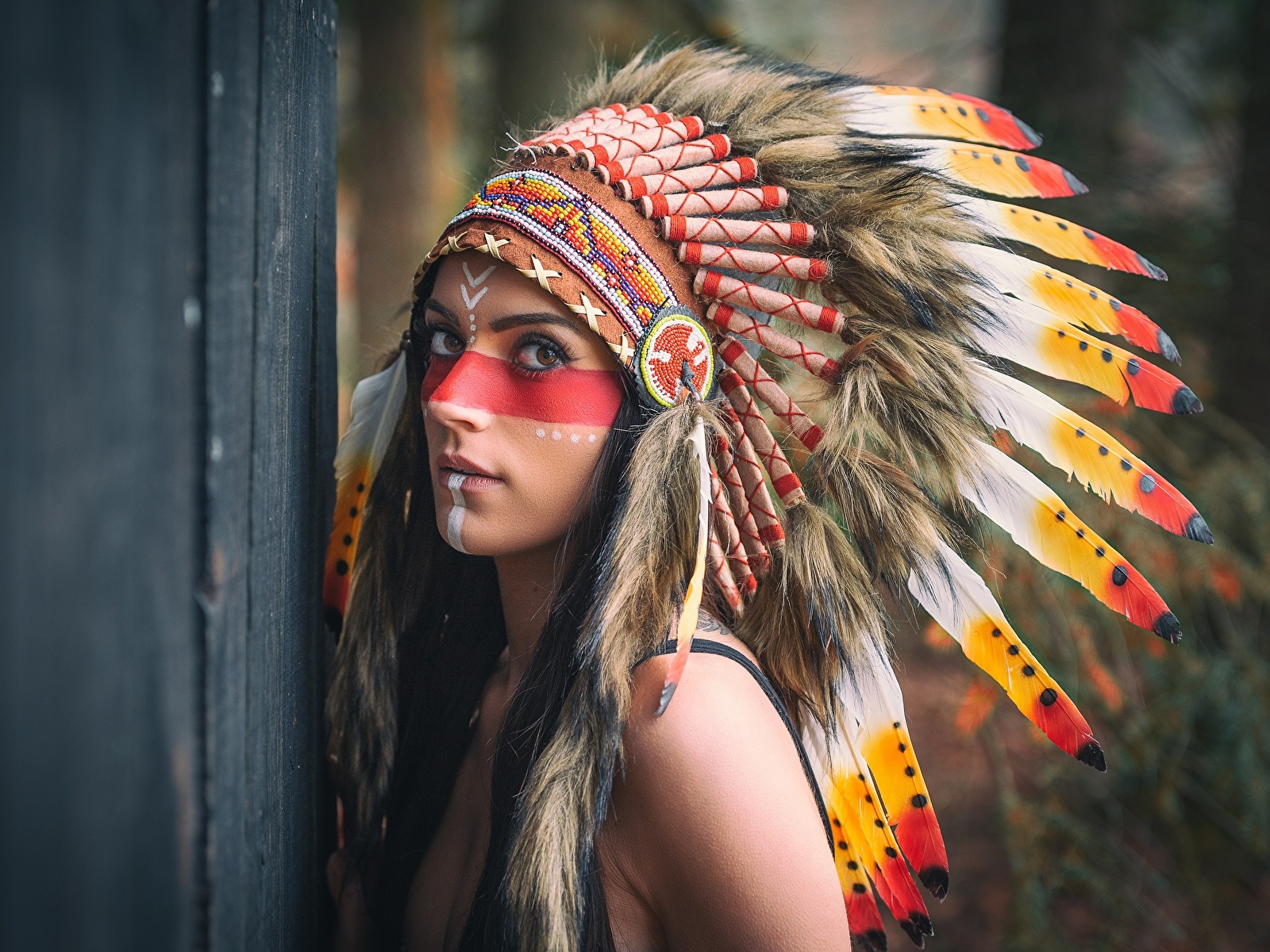 7 атмосферных фото женщин американских индейцев. Кхм... Или всё таки мужчин? 😉