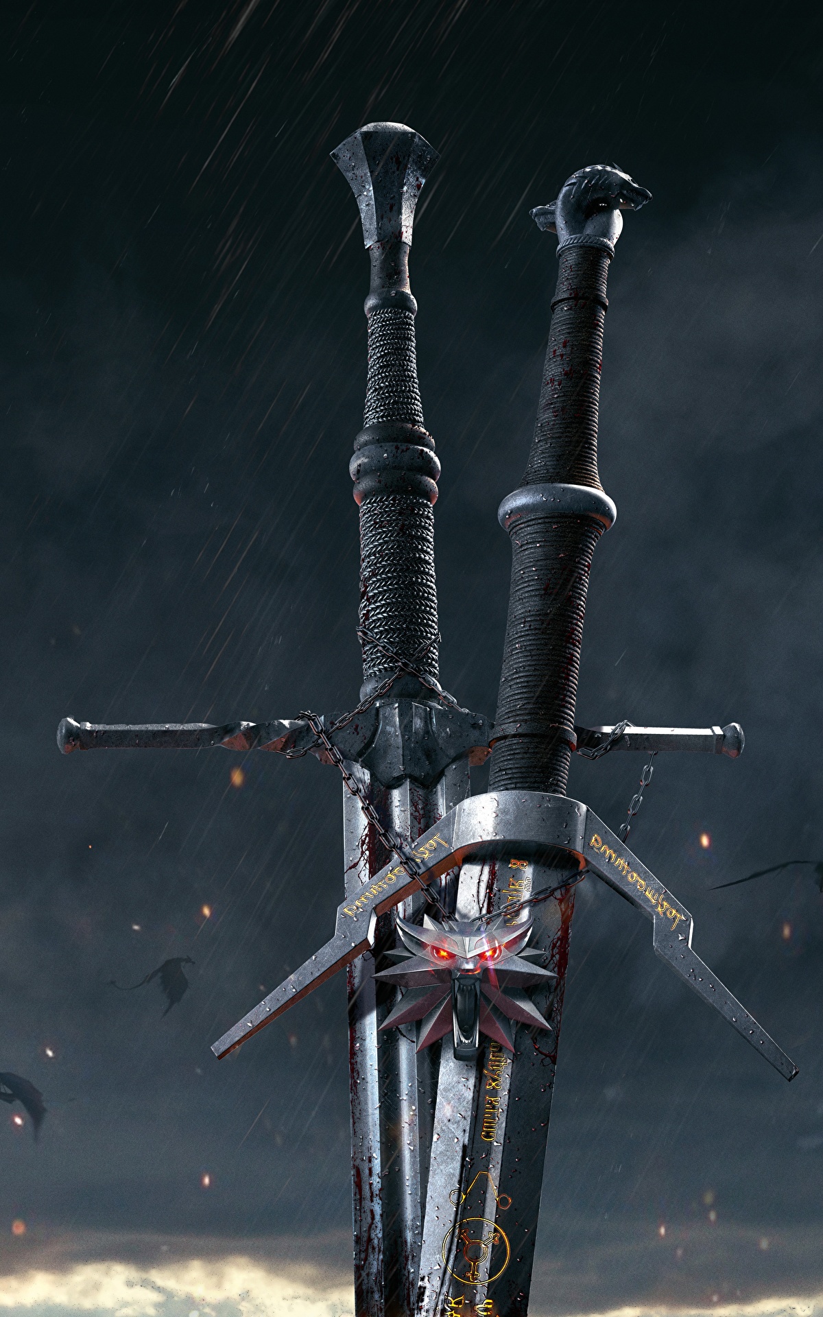 The witcher 3 e3 swords фото 99