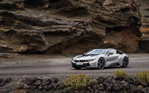 Картинки BMW Серая Металлик Купе 2018 i8