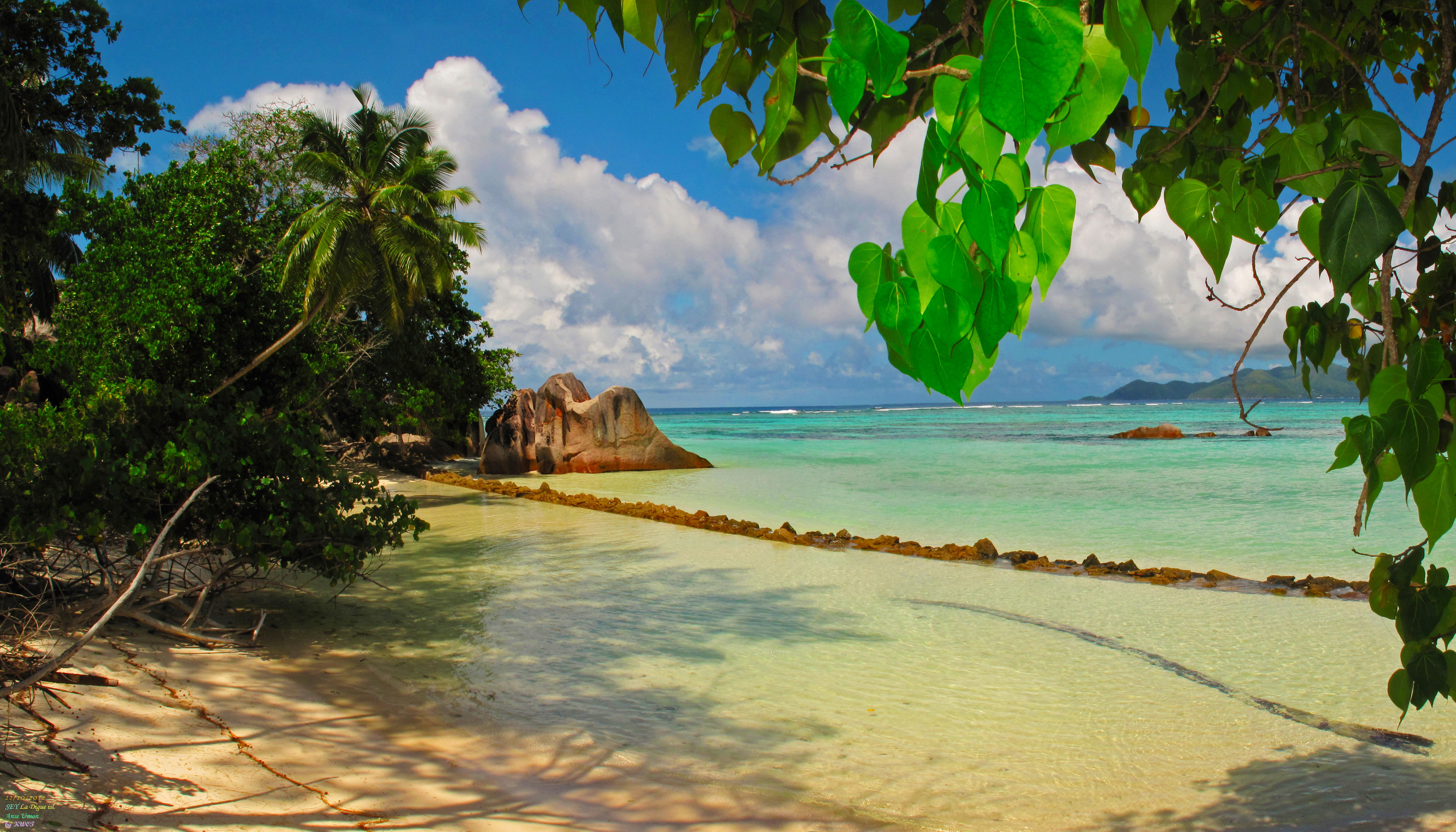 природа камни море песок Сейшельские Острова бесплатно