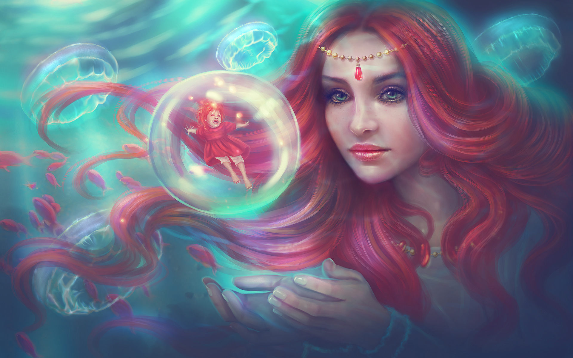 фэнтези русалка графика рисунок fantasy mermaid graphics figure без смс