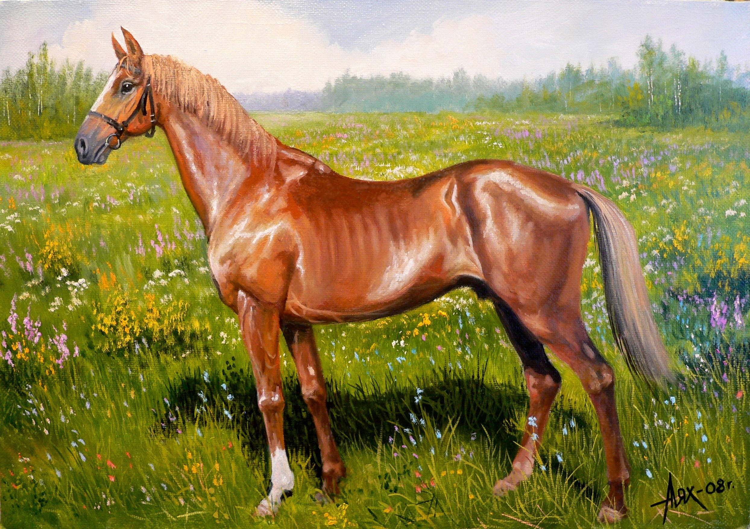 Изображение лошадей в живописи
