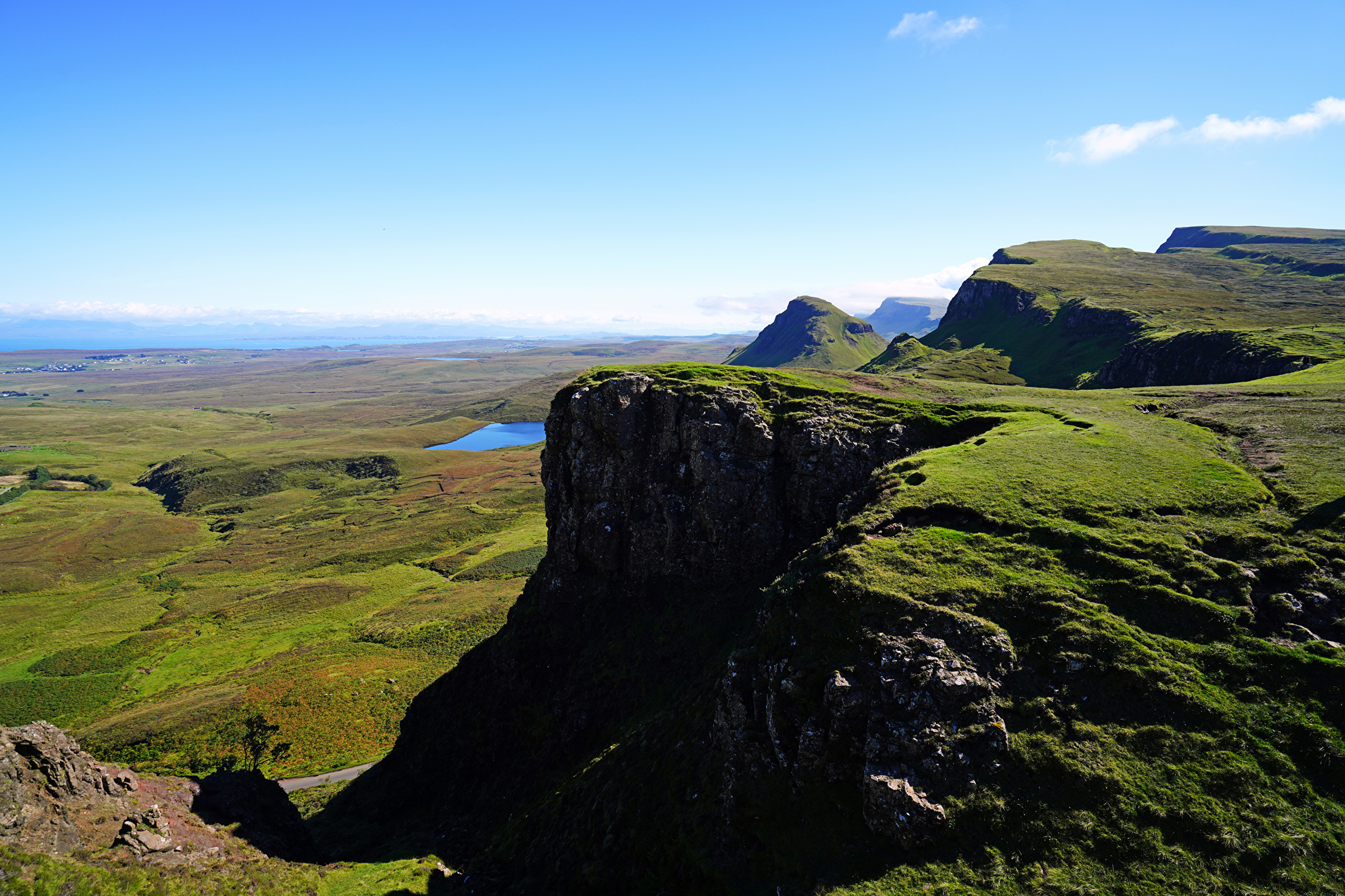 Фотография Шотландия Isle of Skye Горы Природа Небо 2560x1707 гора