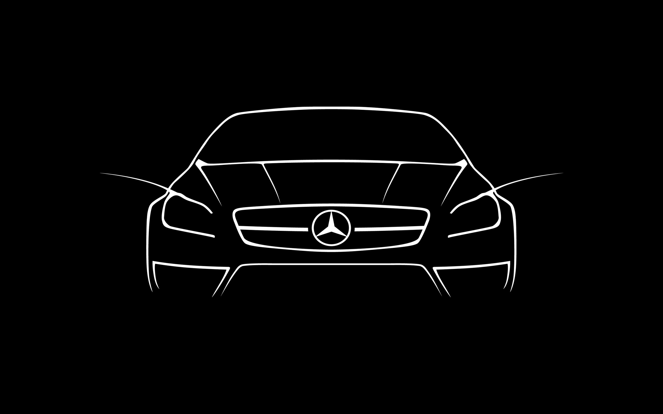 Логотип машины черный