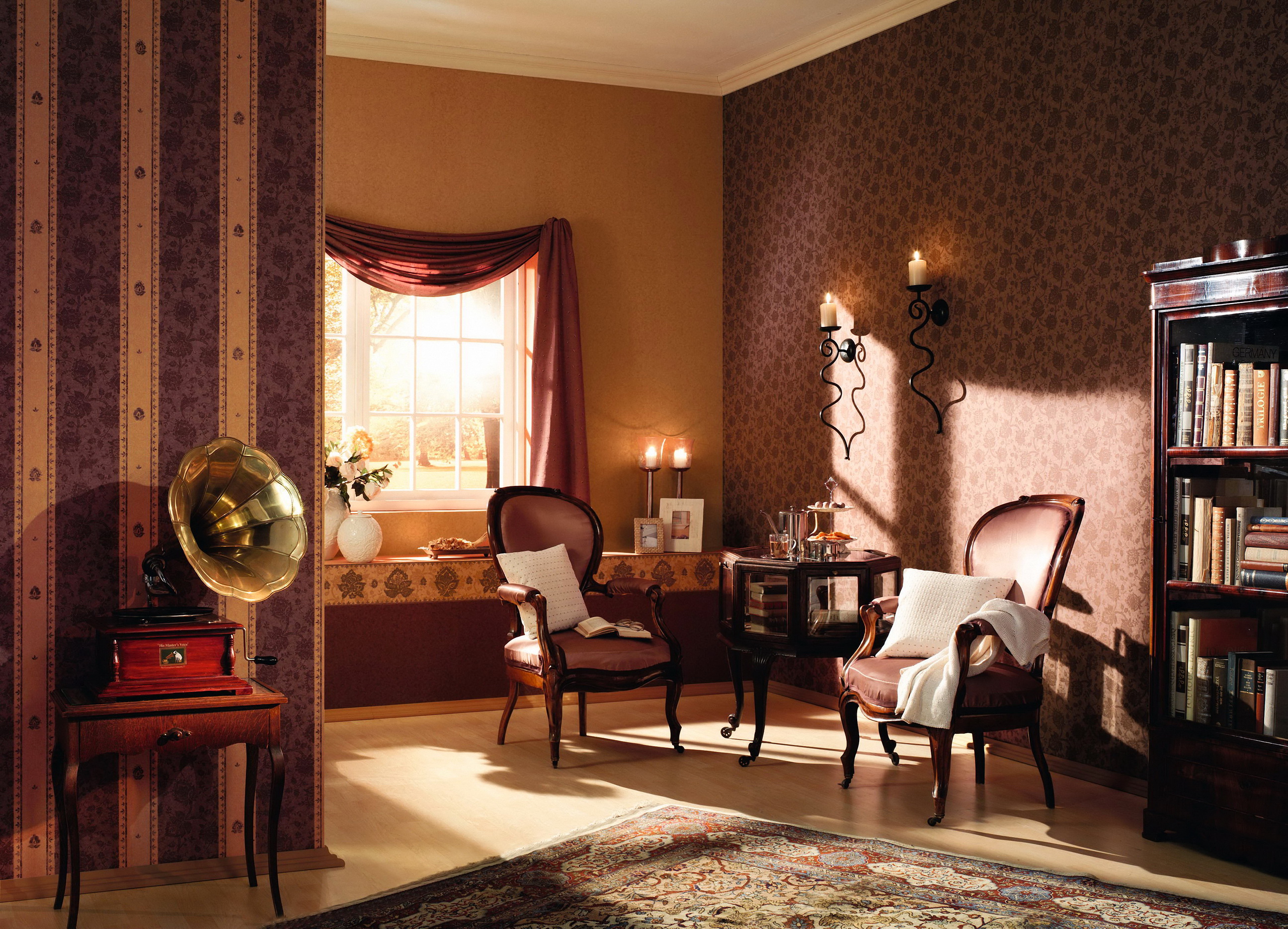 интерьер камин кресла люстра шторы interior fireplace chairs chandelier curtains загрузить