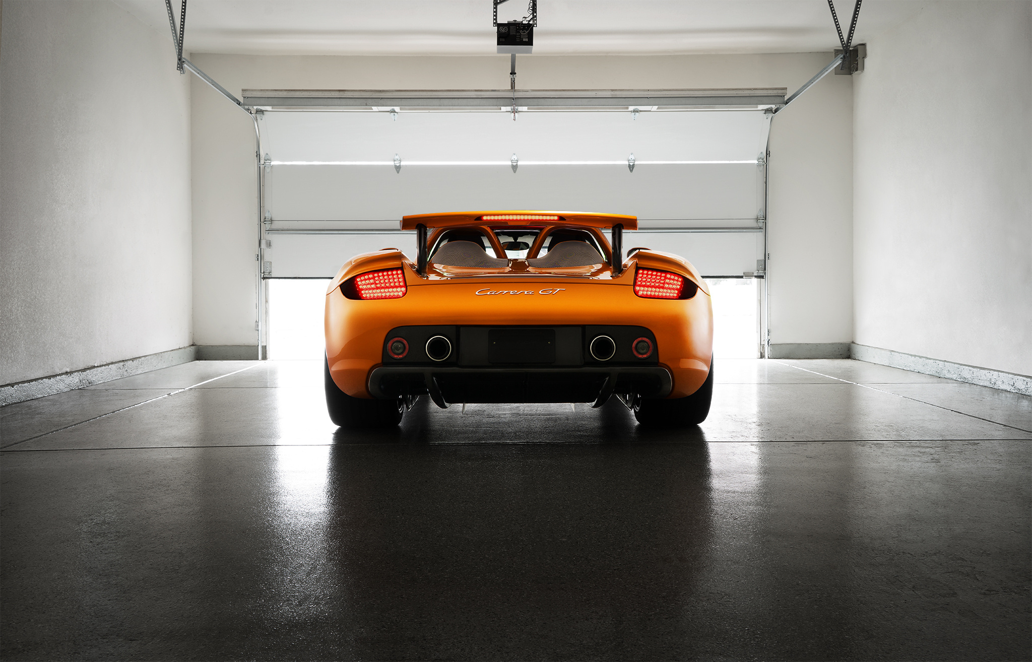 оранжевый автомобиль porsche orange car бесплатно