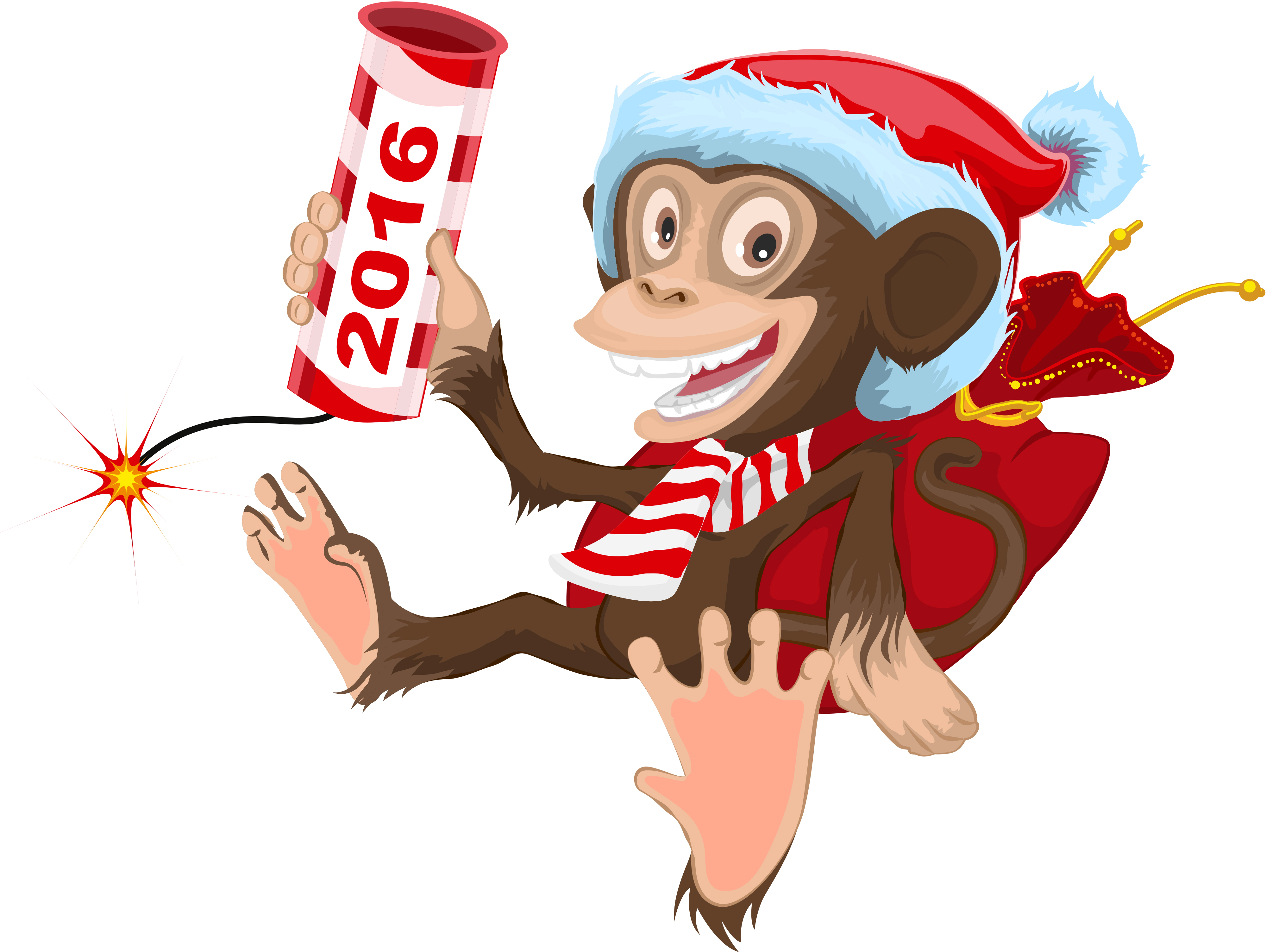 Новый год обезьян. Год обезьяны. Новый год с обезьянкой. Обезьяна в новогодней шапке. Год обезьяны 2016.