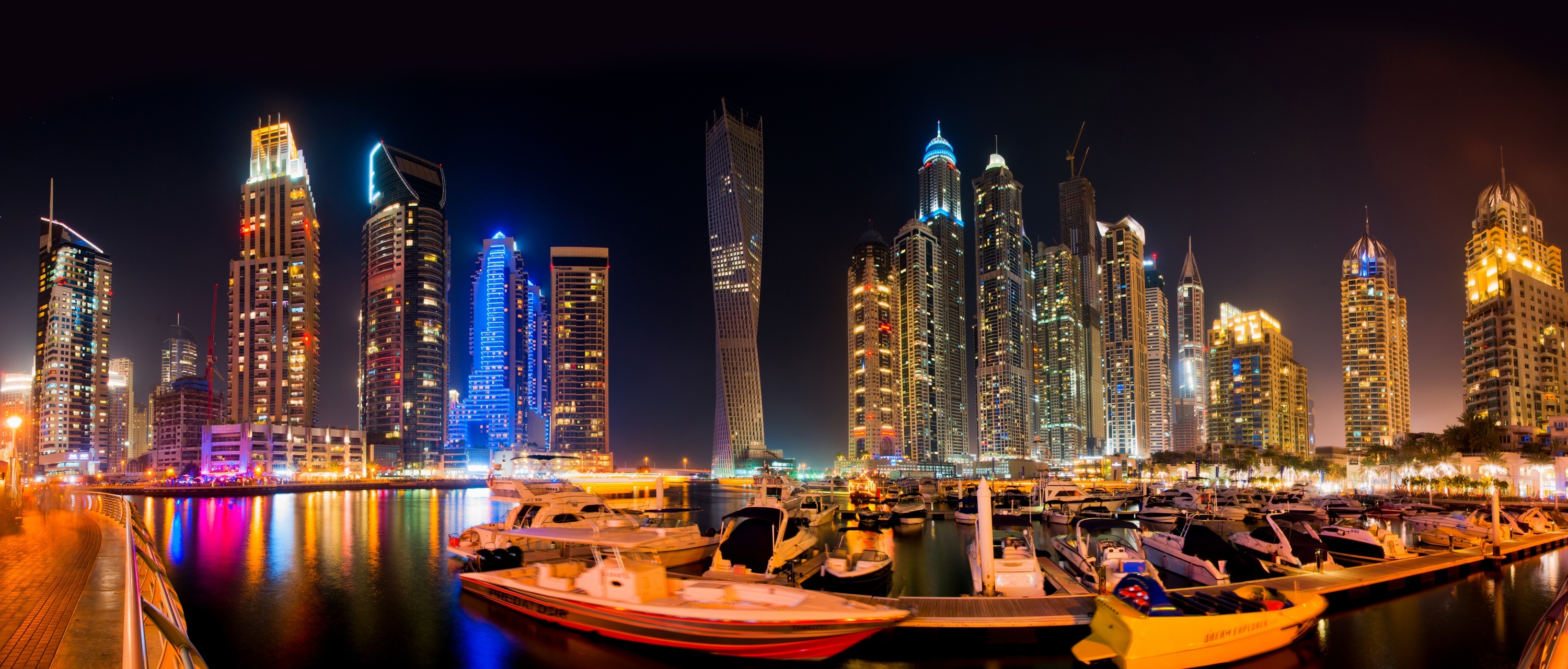 страны архитектура вечер свет Дубаи ОАЭ country architecture evening light Dubai UAE без смс