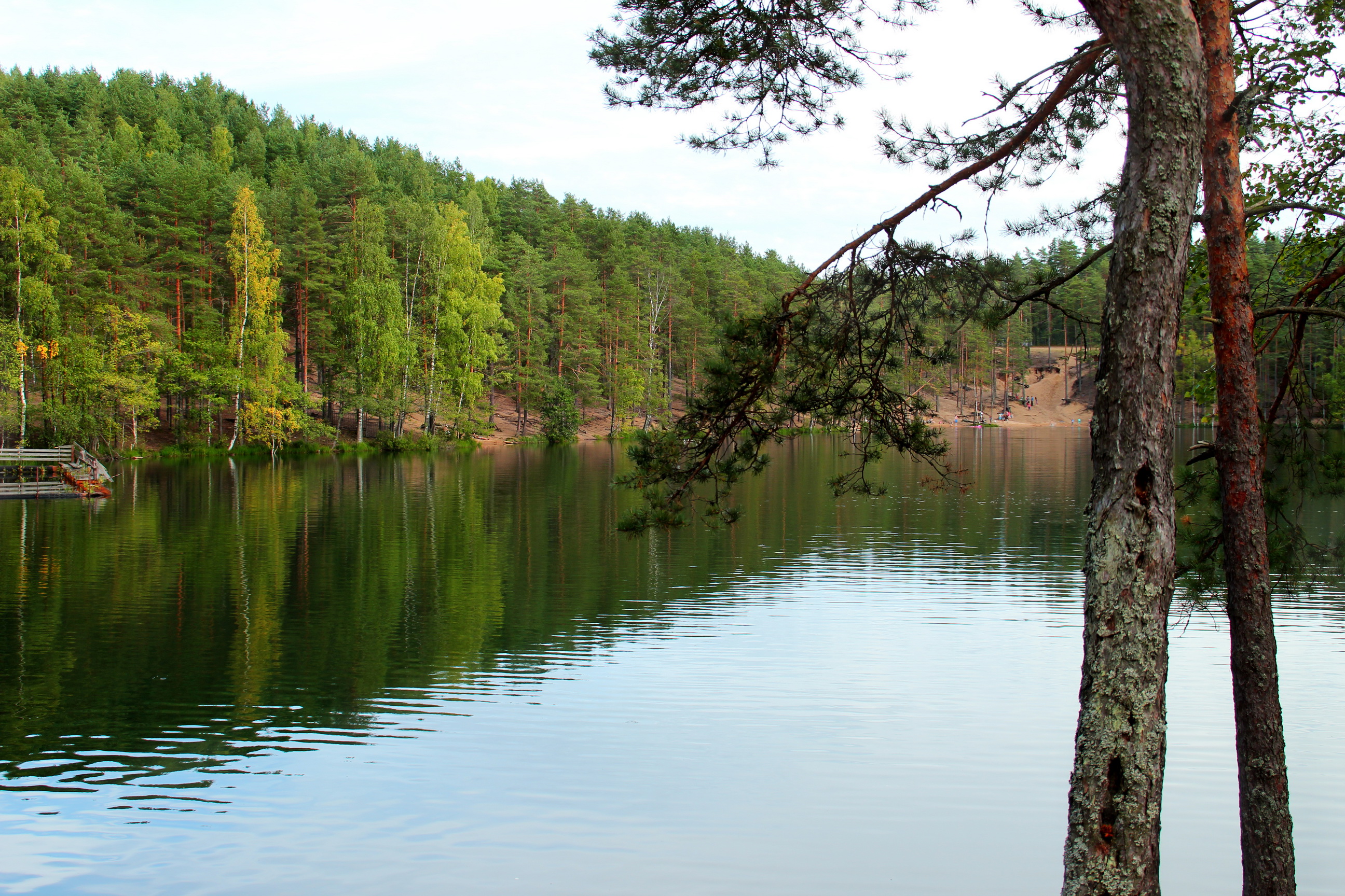 Озеро Семиозерье Ленинградская