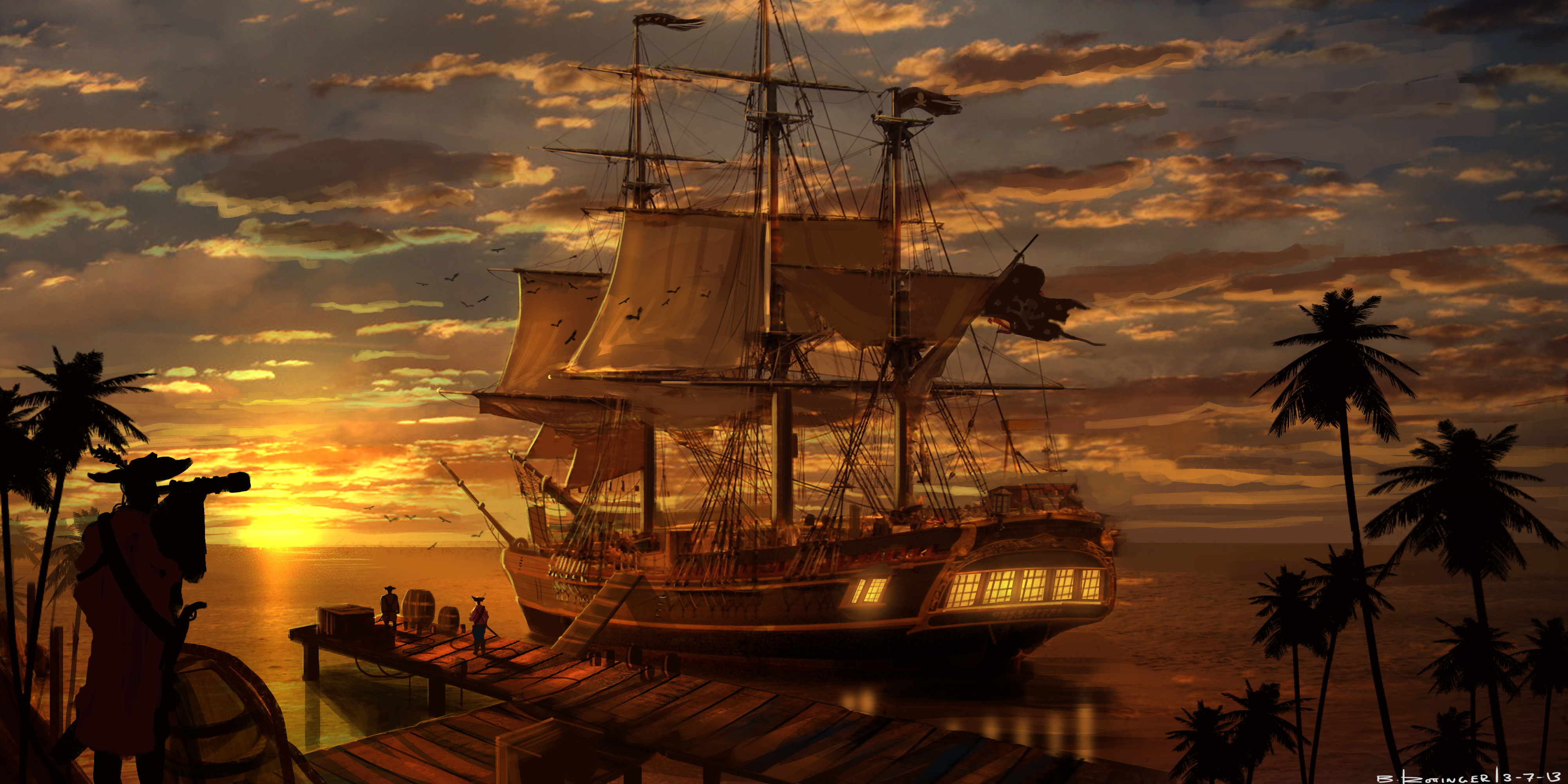 Assassins Creed игра корабль графика game ship graphics загрузить