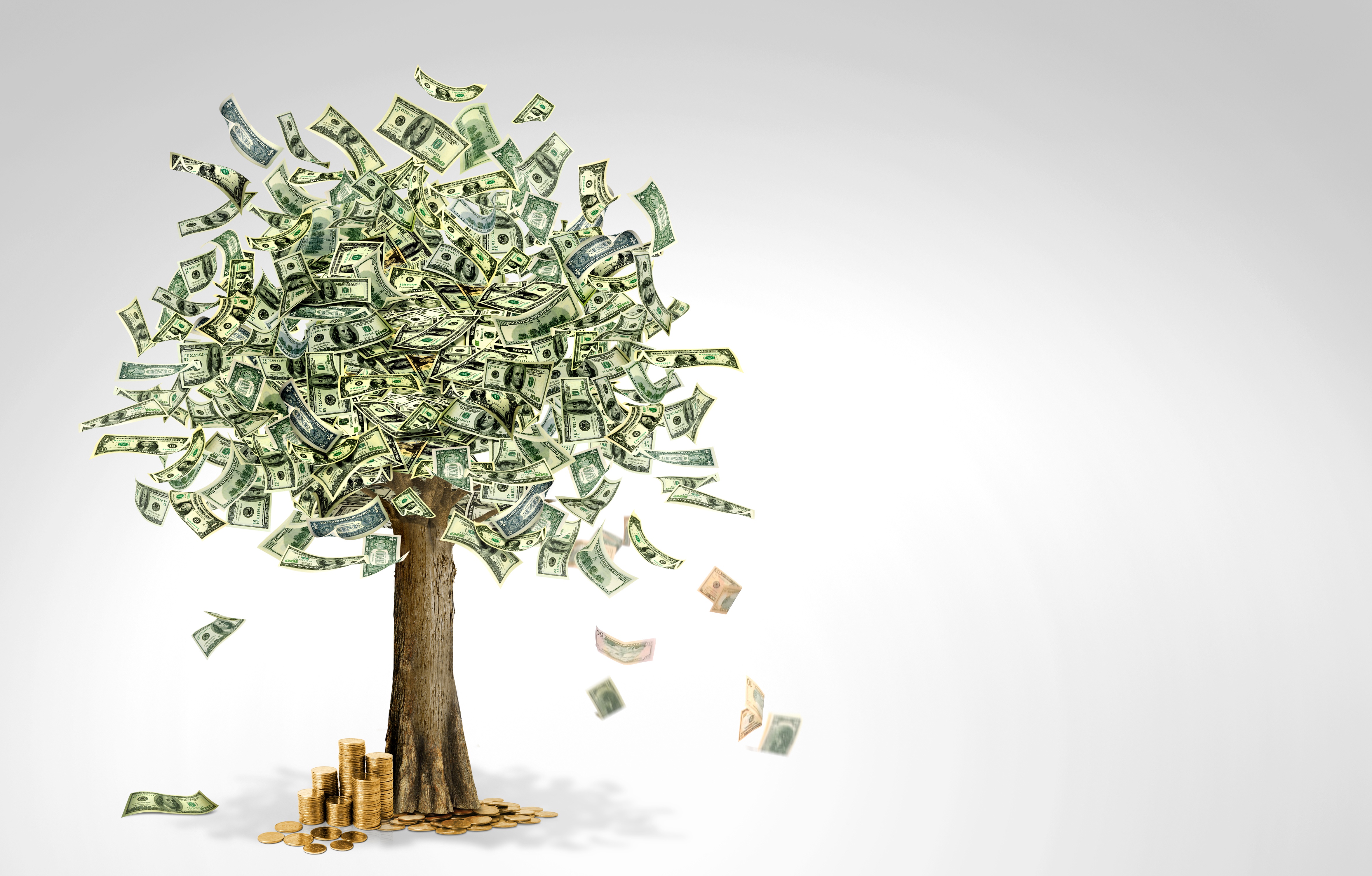 Beautiful money ideal. Дерево с деньгами. Денежный фон. Денежное дерево с деньгами. Дерево с деньгами вместо листьев.