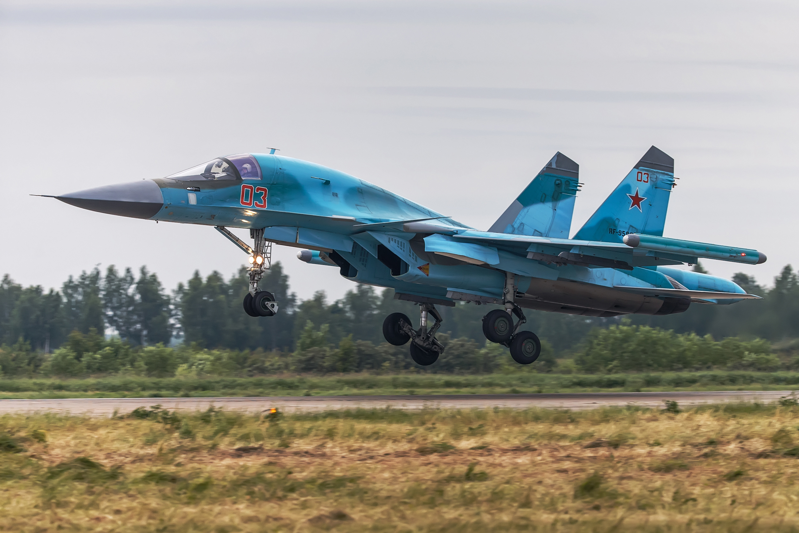 Фотографии Су-34 Истребители Самолеты Авиация 2560x1707