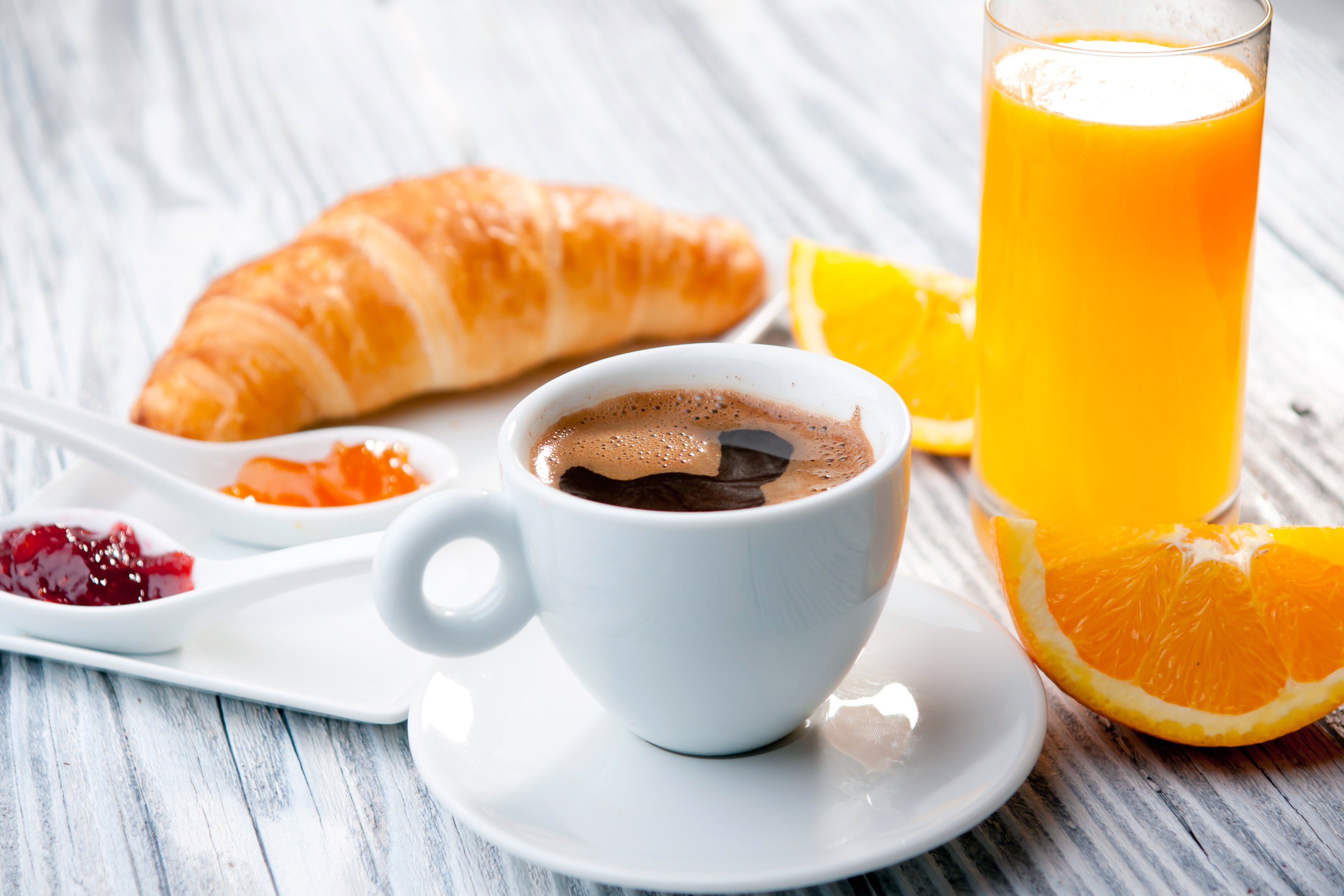 еда круасаны кофе сок food croissants coffee juice бесплатно