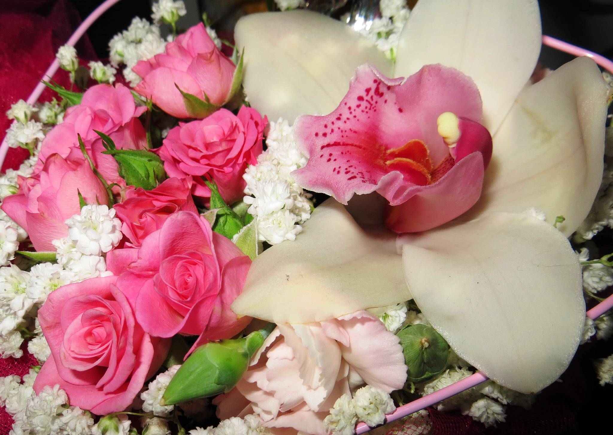 Поздравление с живыми цветами. Красивый букет. Шикарные цветы. Букет с орхидеей. Шикарный букет цветов.