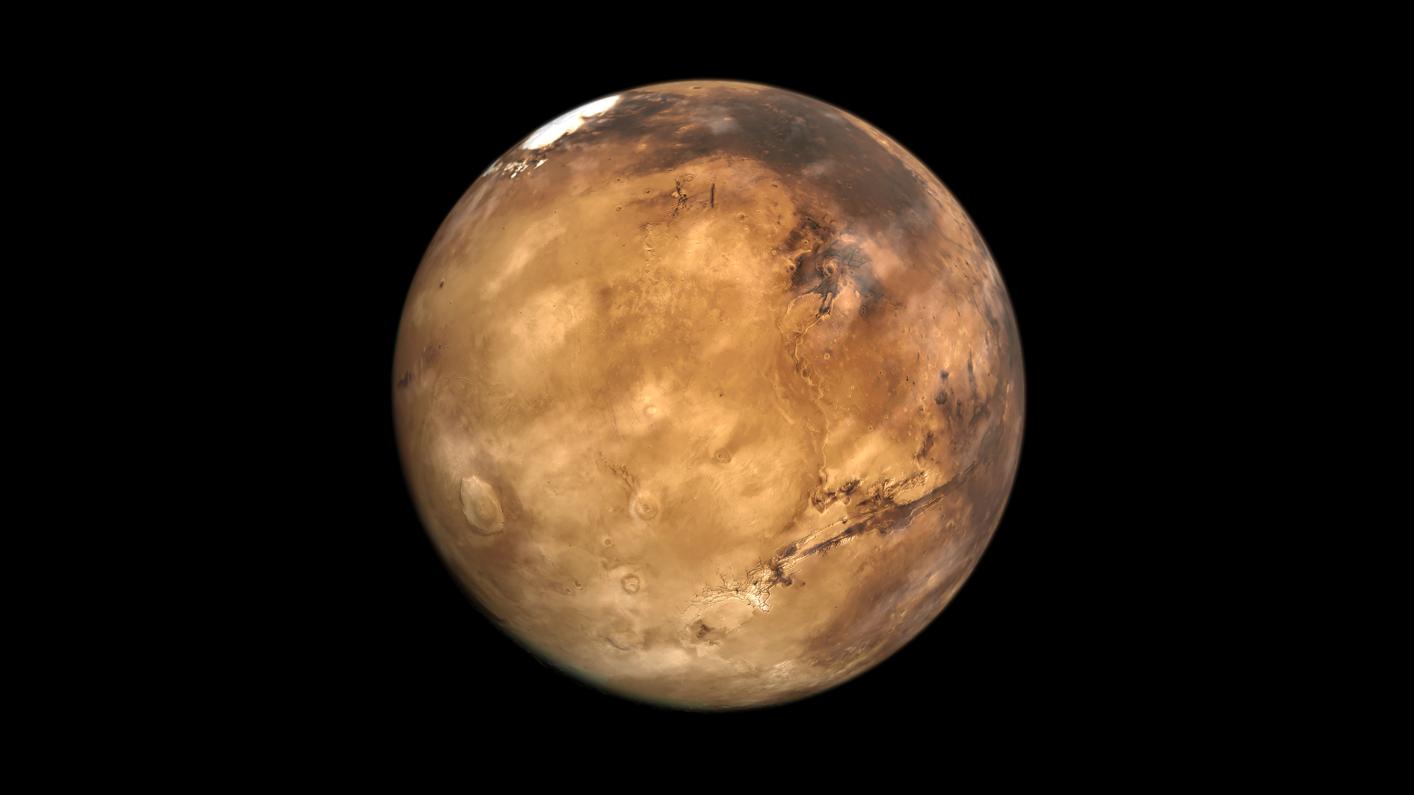 Обои Марс с водой картинки на рабочий стол на тему Космос - скачать бесплатно