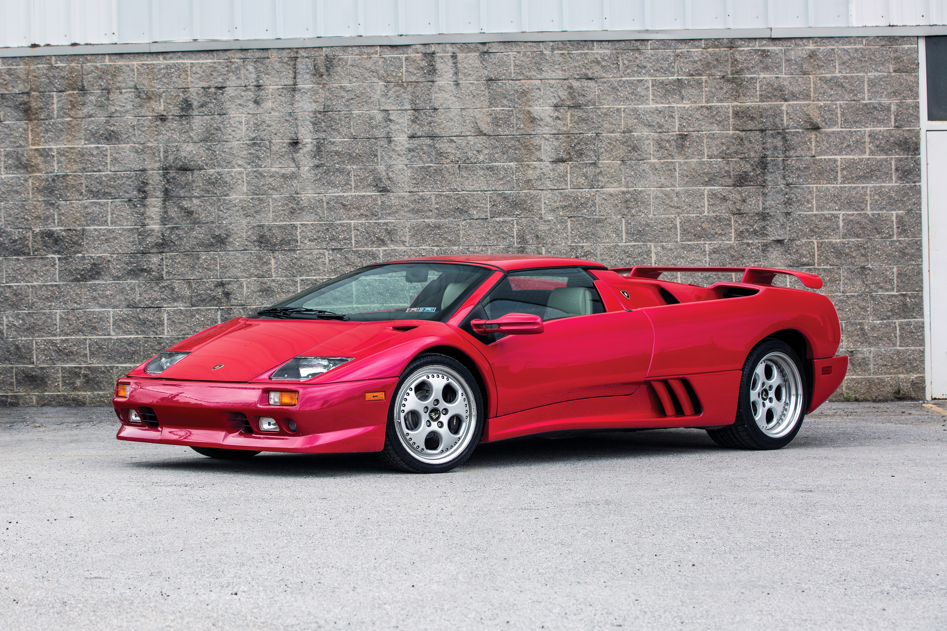 Lamborghini 1999-2000 Diablo VT Roadster Красный Металлик Родстер Автомобил...