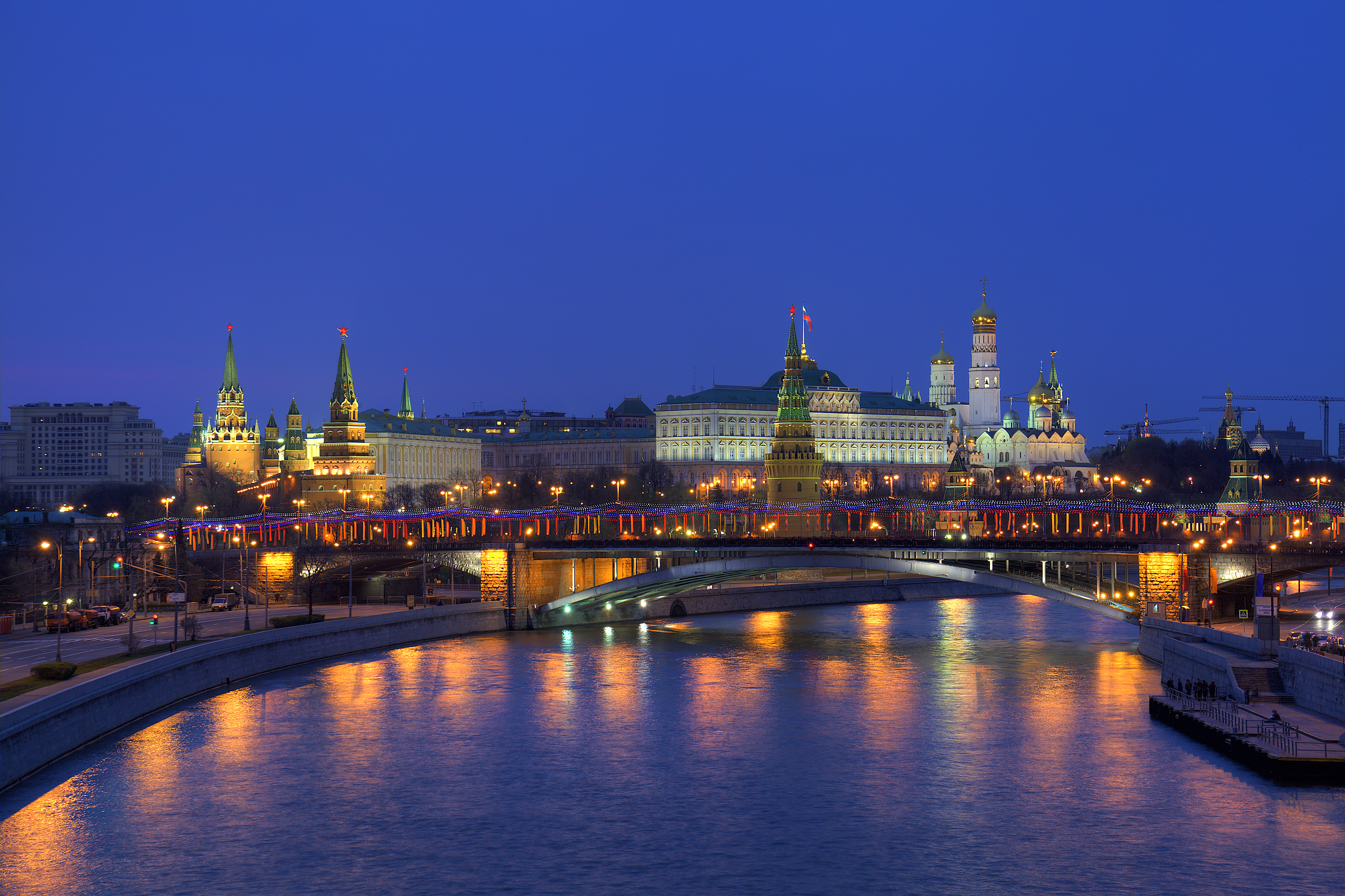 ночная красная площадь Москва загрузить