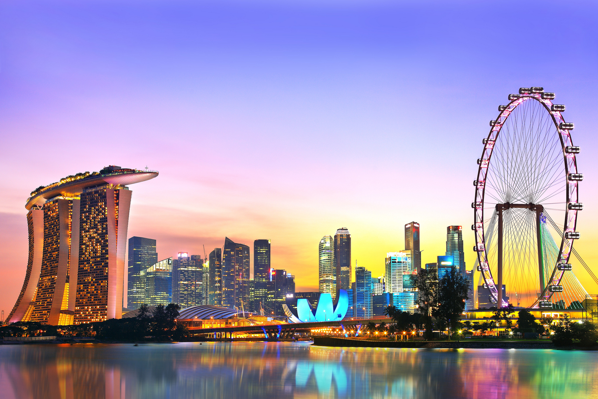 Колесо обозрения в Сингапуре загрузить