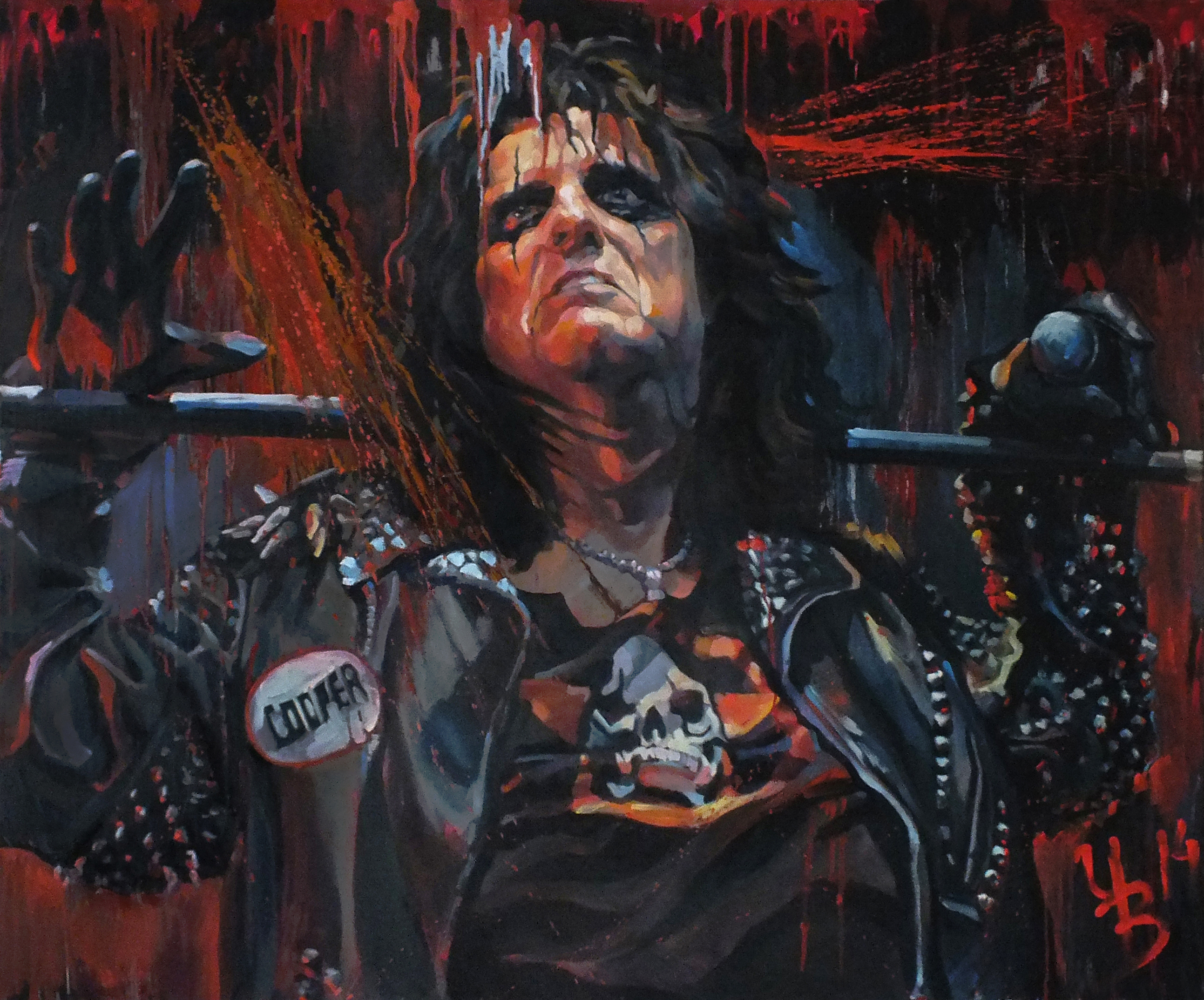 Alice cooper рисунок