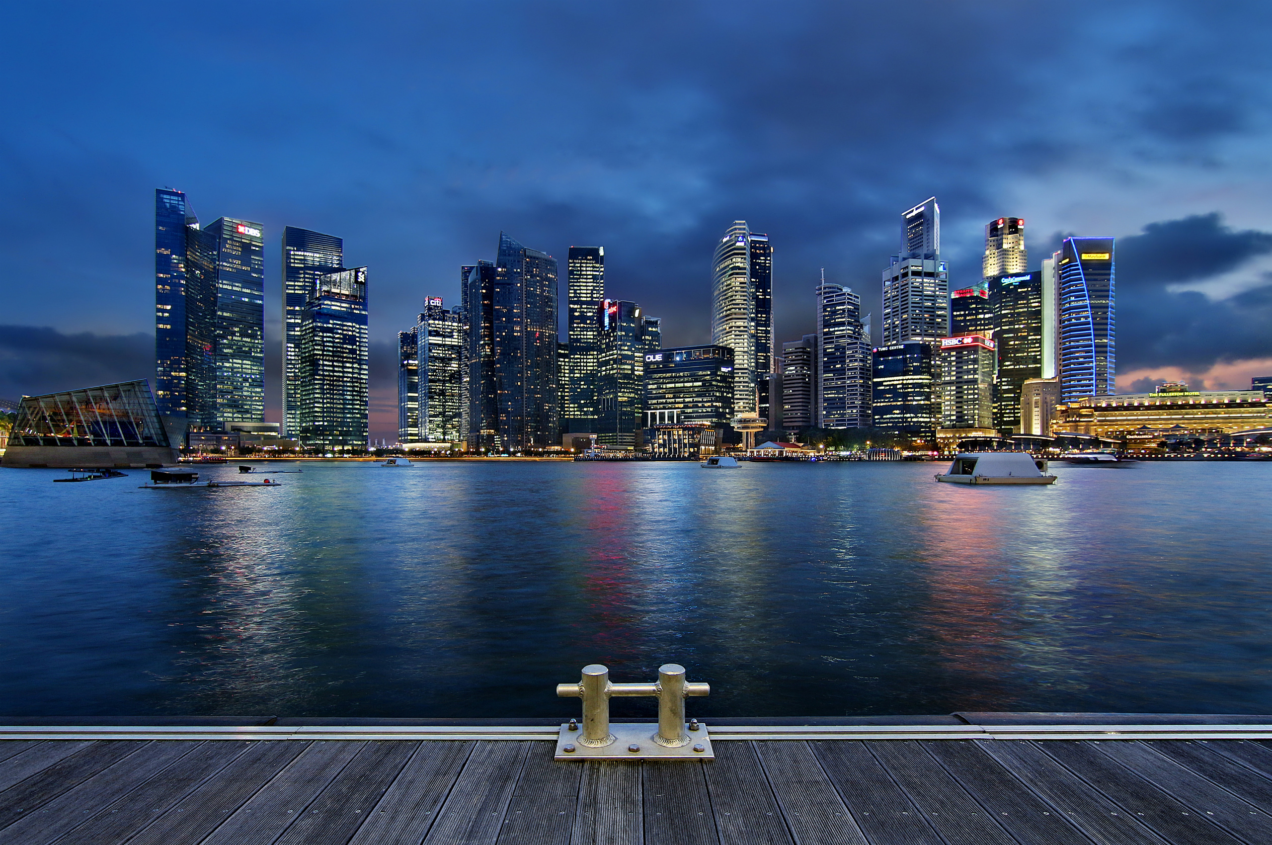 Городской вид. Мегаполис Сингапур. Сингапур небоскребы. Высотки Сингапура. Сингапур панорама 4k.