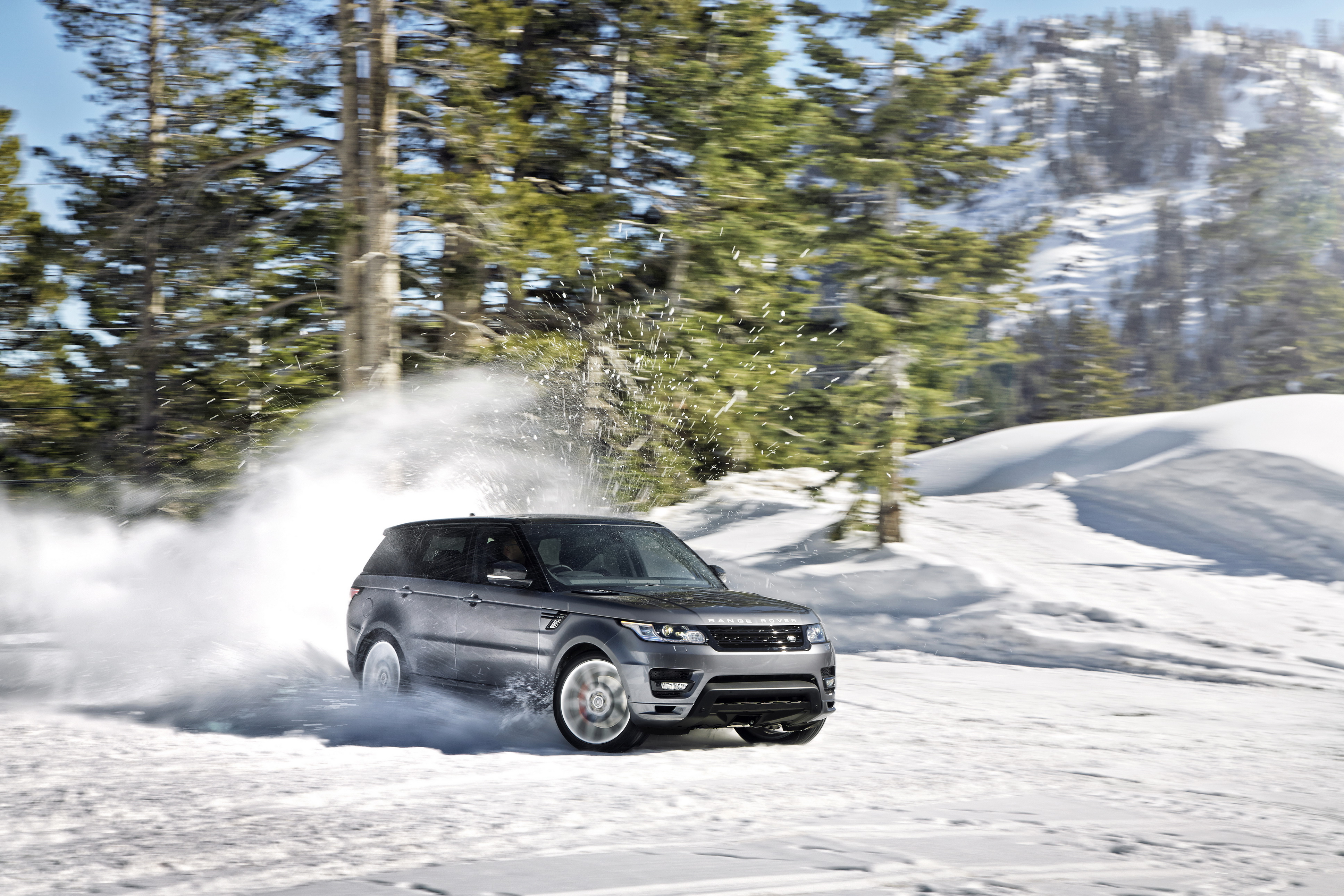 Range Rover снег занос скачать