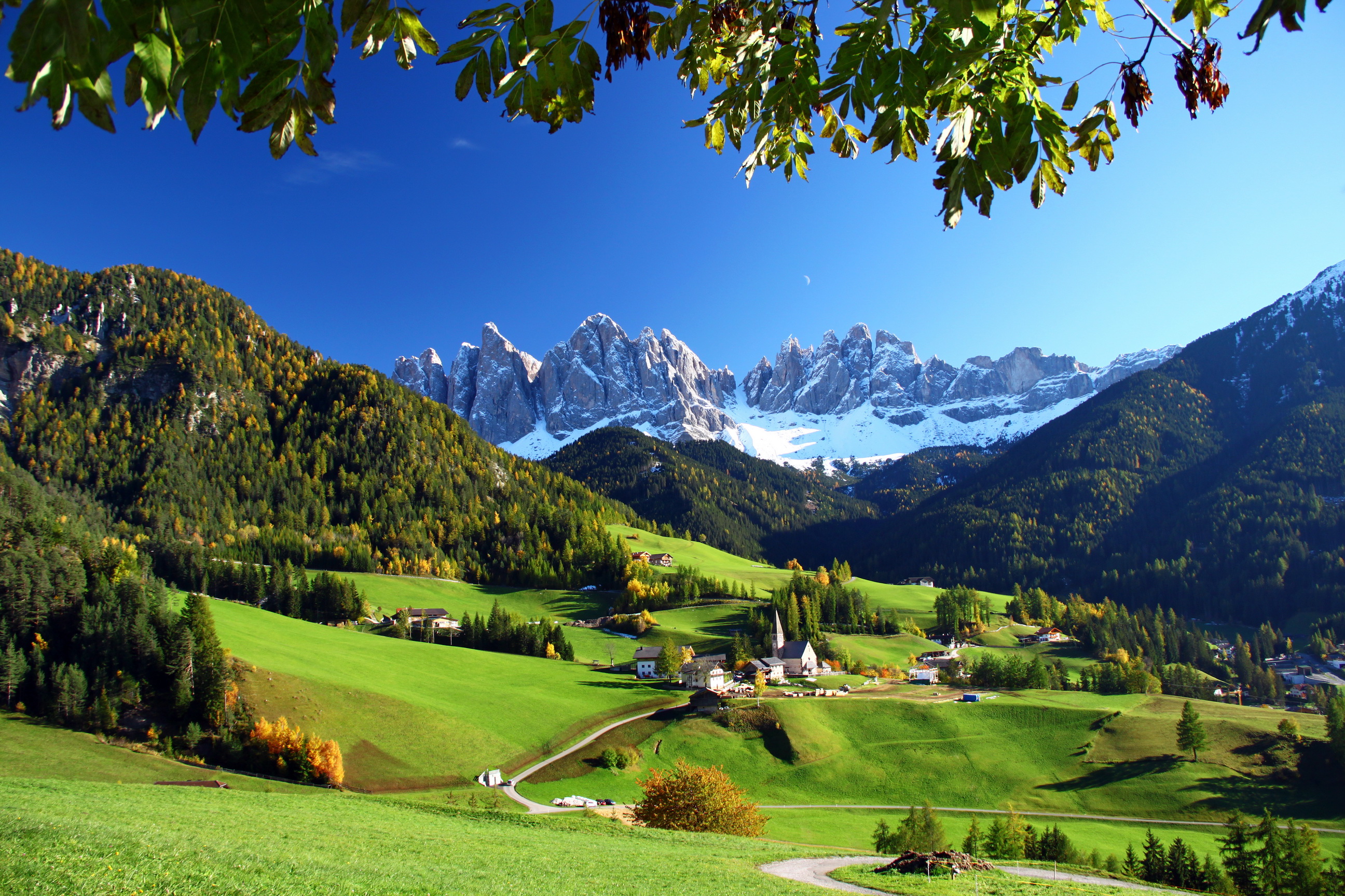 Доломитовые горы, Италия, Val di Funes