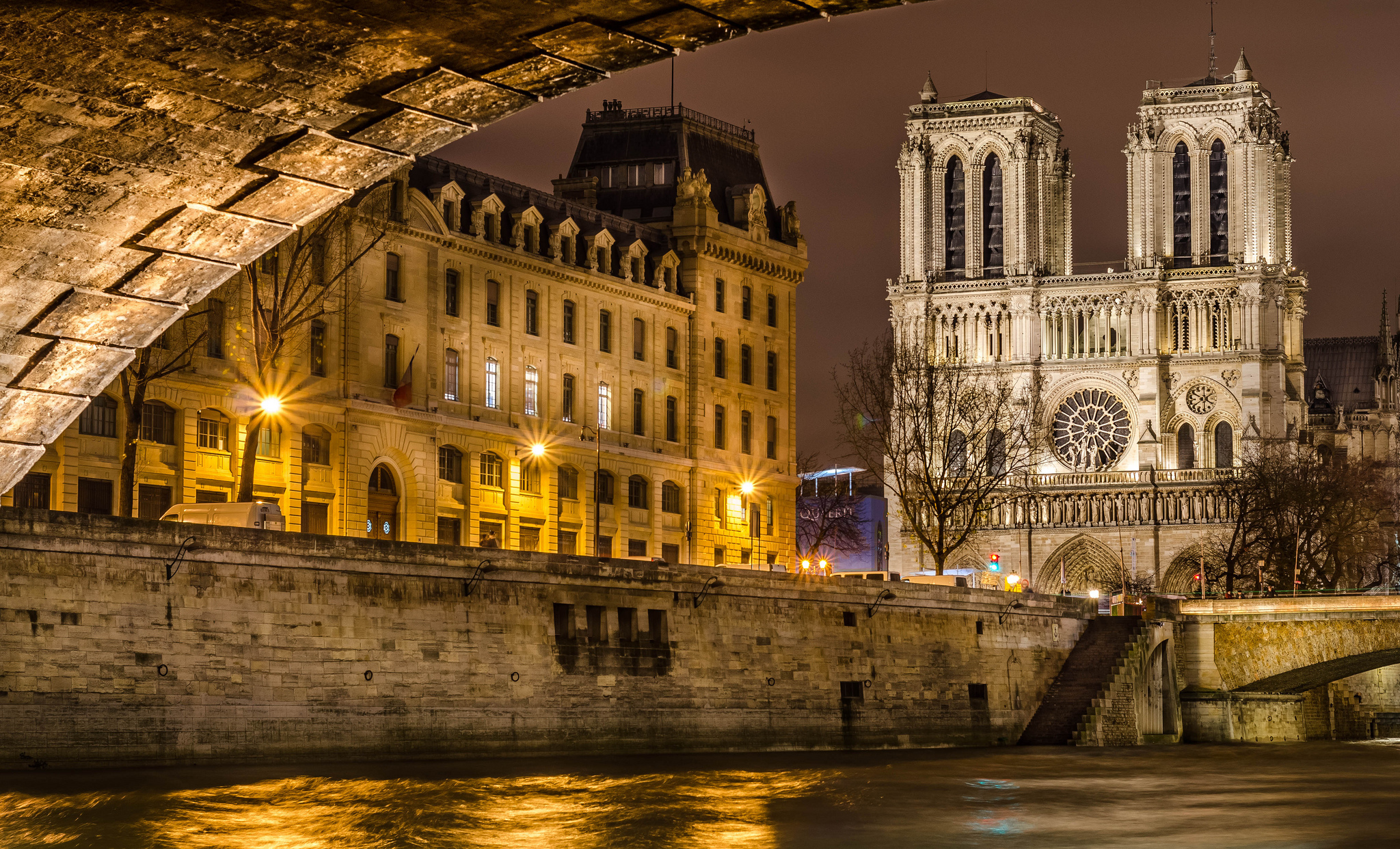 страны архитектура ночь Париж Франция загрузить