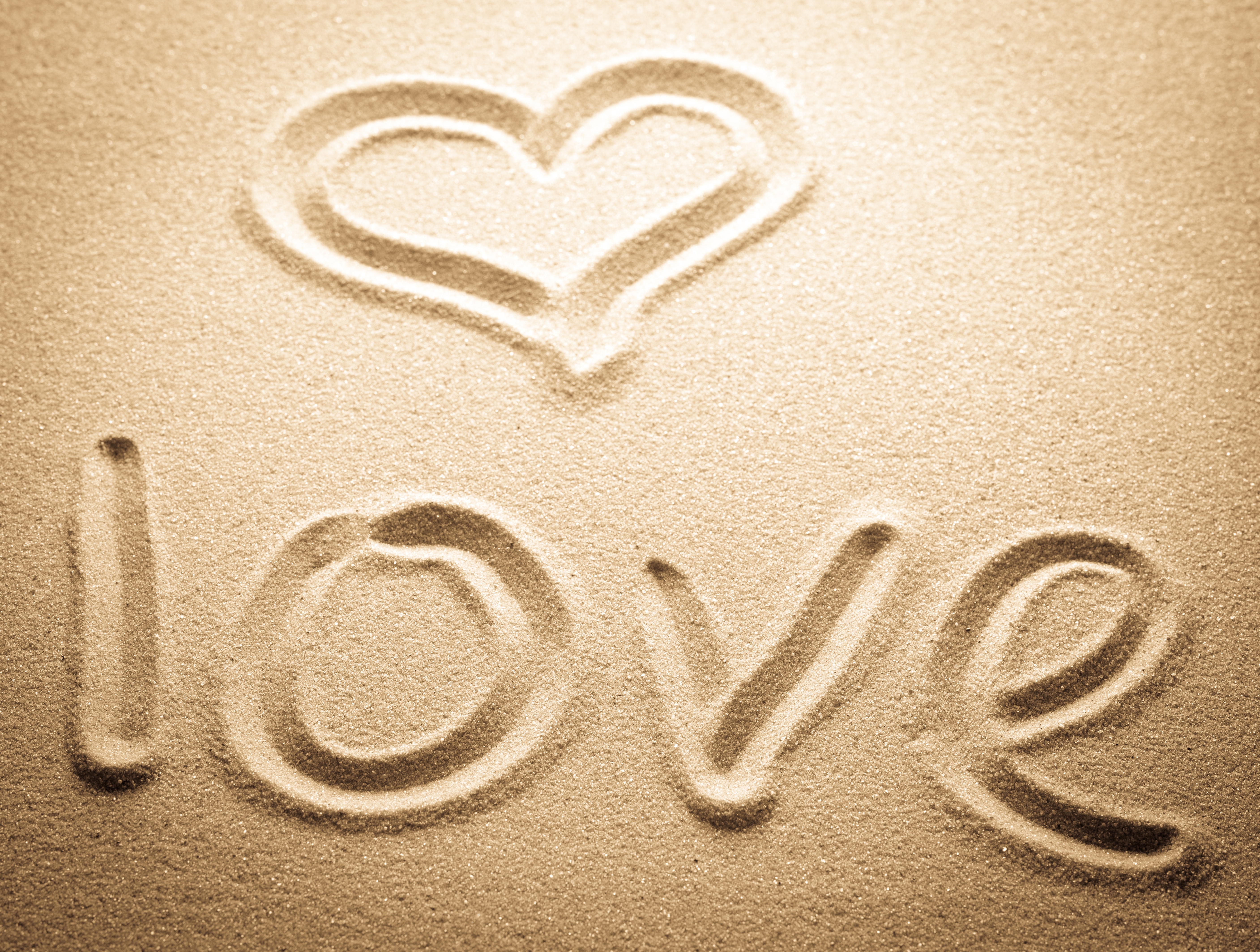 песок любовь сердце без смс