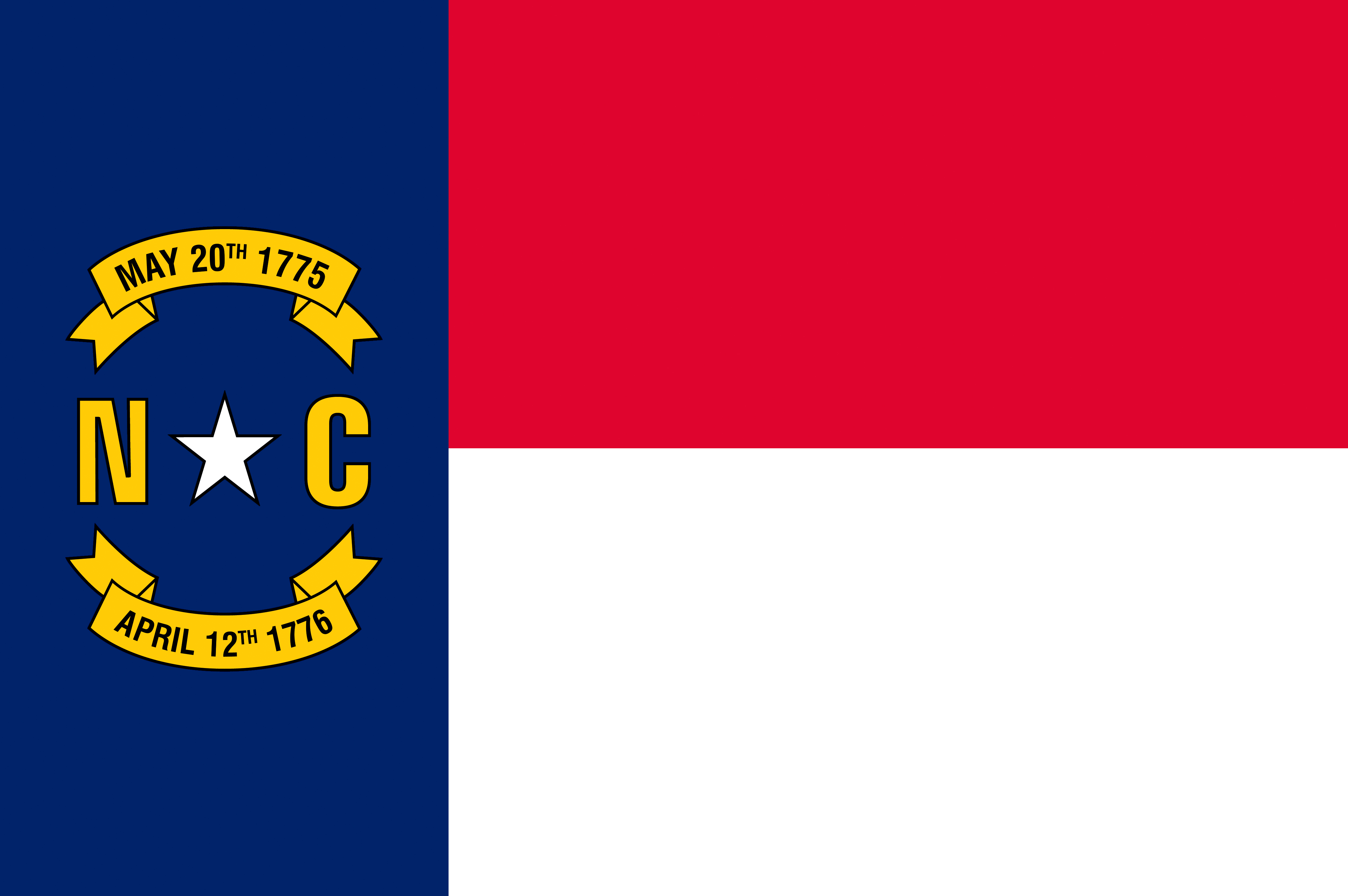 Картинки штаты North Carolina Флаг 4607x3066 США америка флага